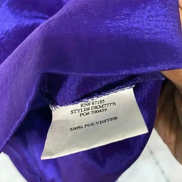 Ruby & Rox Strapless Purple Cocktail Party Dress - Picture 4 of 6